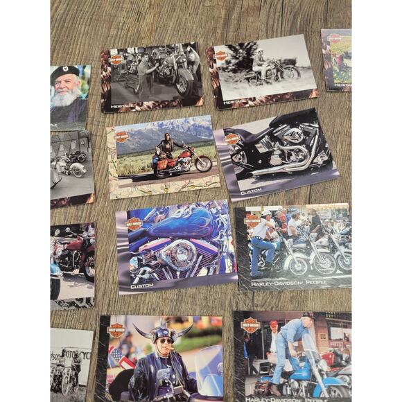 Harley-Davidson Heritage 1994 Skybox Cards Trading Lot of 36 - Picture 4 of 8